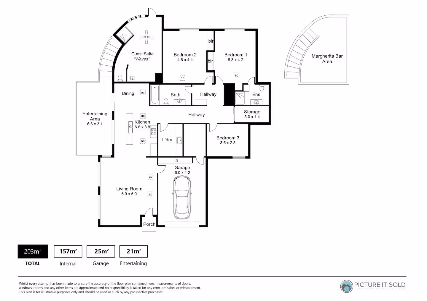 Casita Allegre Floor Plan